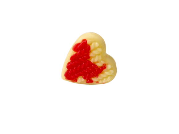 Rhubarb & Custard Heart
