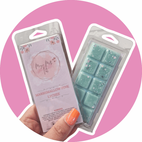 Marshmallow Pink Lychee Snap Bar