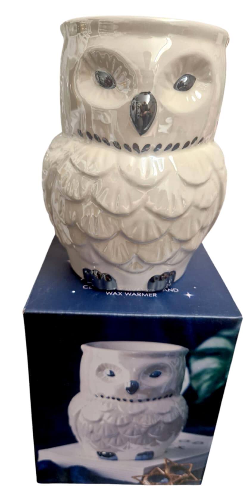 Owl Shaped Iridescent Burner