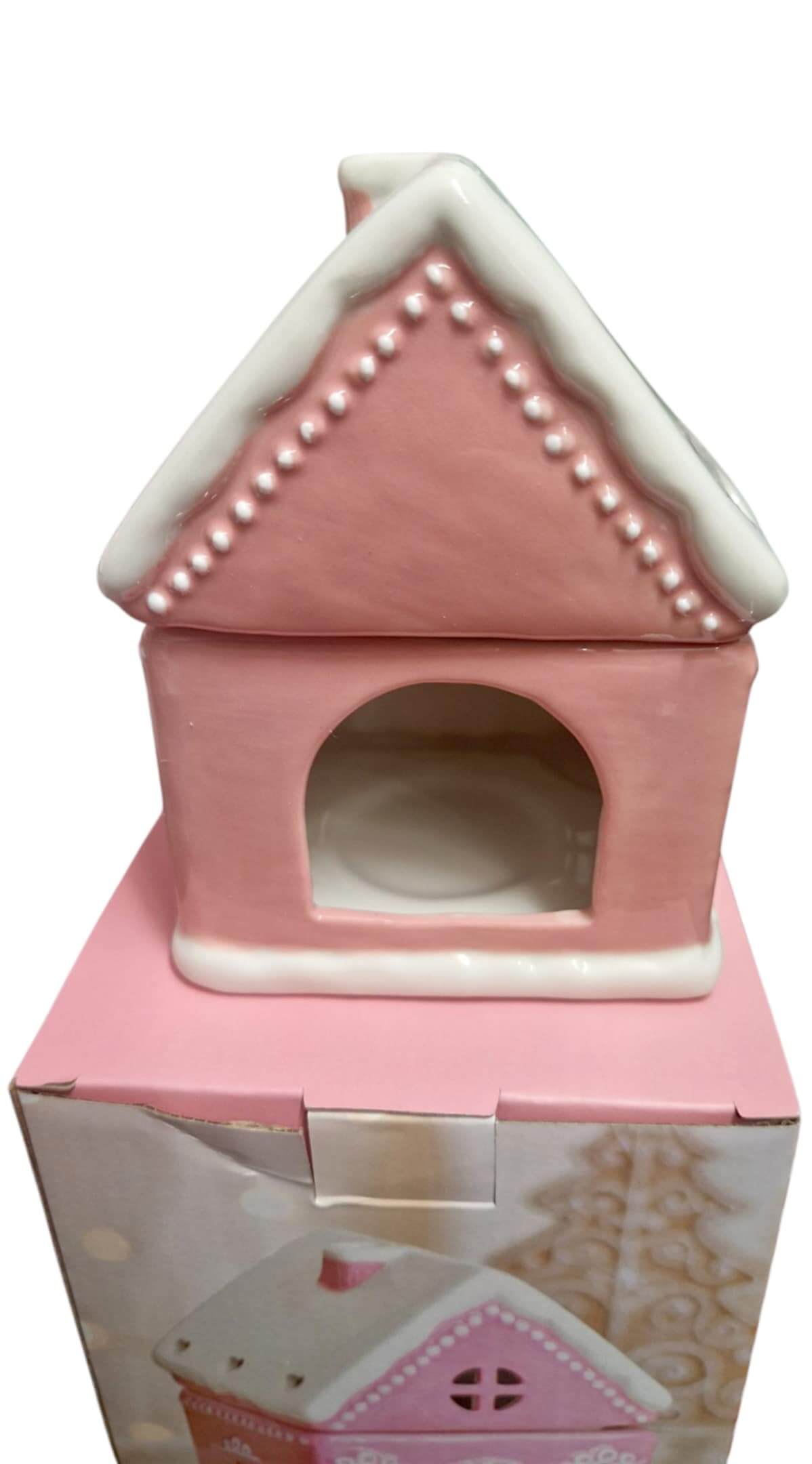 Pink Gingerbread House Burner - Image 4