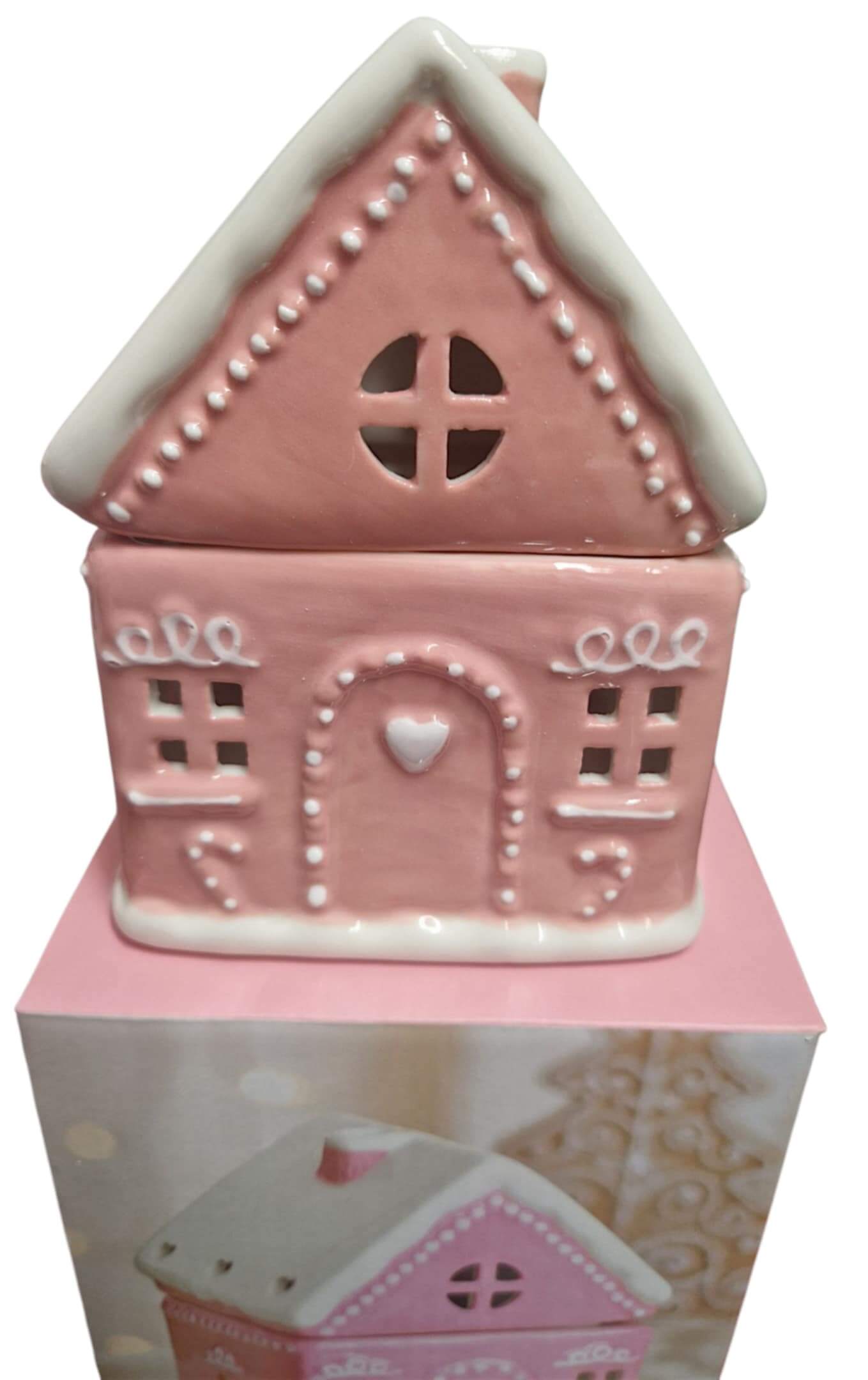 Pink Gingerbread House Burner